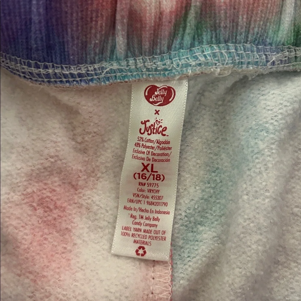 Justice X Jelly Belly sweat set